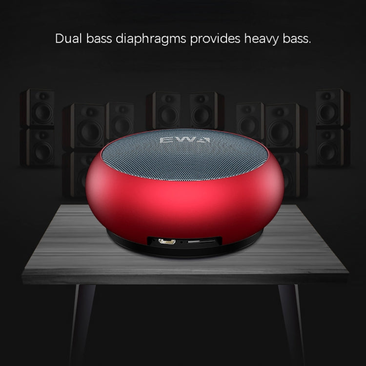 EWA A110 IPX5 防水便攜迷你金屬無線藍牙喇叭，支援 3.5mm 音頻、32GB TF 卡及通話功能