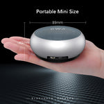 EWA A110 IPX5 防水便攜迷你金屬無線藍牙喇叭，支援 3.5mm 音頻、32GB TF 卡及通話功能