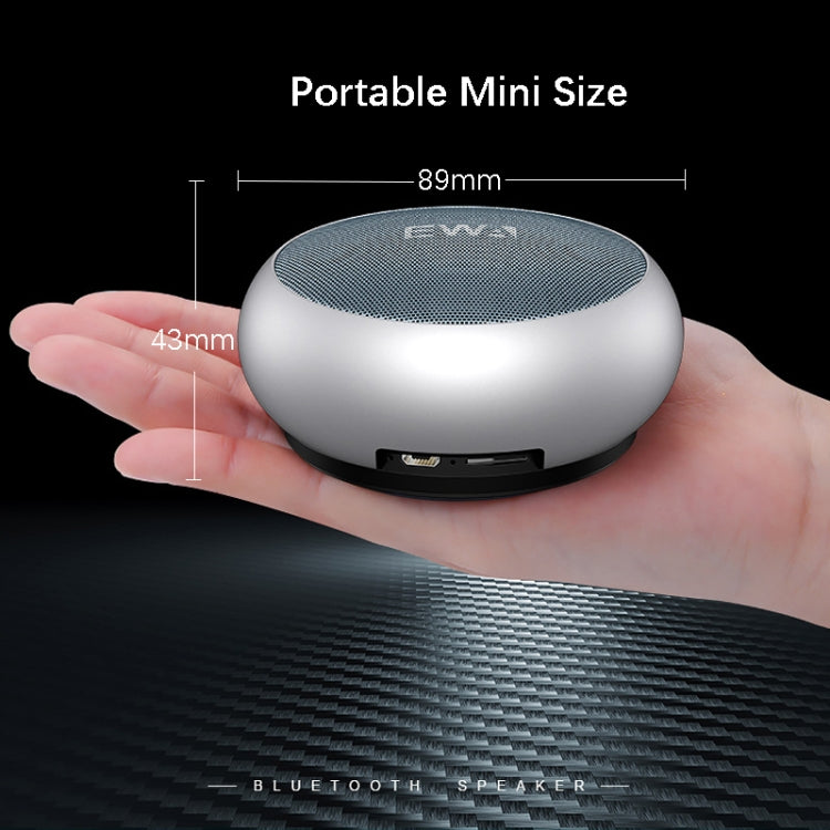 EWA A110 IPX5 防水便攜迷你金屬無線藍牙喇叭，支援 3.5mm 音頻、32GB TF 卡及通話功能