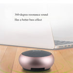 EWA A110 IPX5 防水便攜迷你金屬無線藍牙喇叭，支援 3.5mm 音頻、32GB TF 卡及通話功能