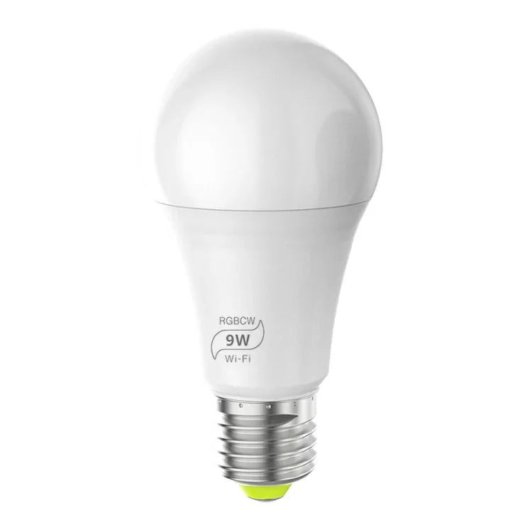 9W E27 RGBCW WIFI LED 智能燈泡 無線智能家居自動化燈，220V