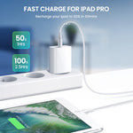 XJ-31 2合1 15W 磁吸無線充電器 + PD 20W USB-C / Type-C 旅行充電套裝，適用 iPhone 12 系列，歐規插頭、美規插頭、英規插頭