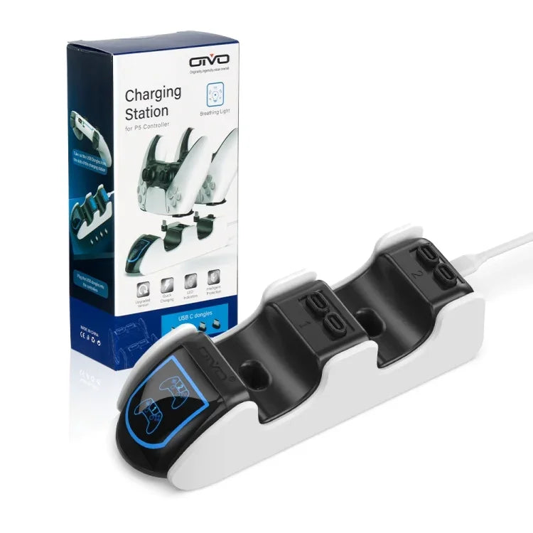 OIVO PS5 雙充電座充電站，IV-P5207