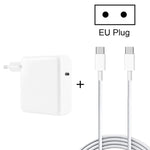 PD-96W 96W PD USB-C / Type-C 筆記型電腦適配器 + 2米5A USB-C / Type-C對USB-C / Type-C快充線，適用於MacBook Pro，歐規插頭、美規插頭、英規插頭