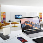 PD-96W 96W PD USB-C / Type-C 筆記型電腦適配器 + 2米5A USB-C / Type-C對USB-C / Type-C快充線，適用於MacBook Pro，歐規插頭、美規插頭、英規插頭