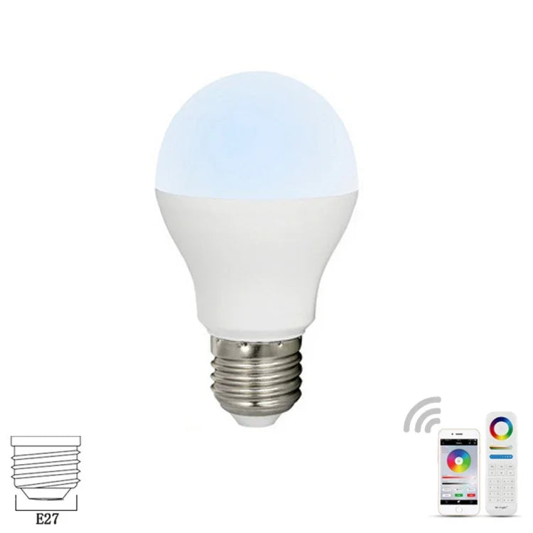 FUT017 6W 雙白光 LED 燈泡 2.4GHZ RF 可控 WiFi 支援 CCT 可調亮度調光