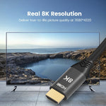 HDMI2.1 8K 120Hz 高動態範圍高清線，線長：1m，120Hz 1m