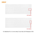 ENKAY 3 合 1 水晶筆記型電腦保護殼 + 歐規 TPU 鍵盤膜 + 防塵塞組合，適用於 MacBook Pro 13.3 吋 A1708（無 Touch Bar），適用於 MacBook Pro 13.3 吋 A1708（無 Touch Bar）