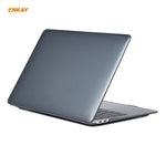 ENKAY 3合1水晶筆記型電腦保護殼 + 歐規TPU鍵盤膜 + 防塵塞組合，適用於MacBook Air 13.3吋 A1932 (2018)