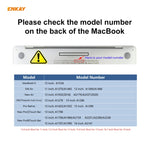 ENKAY 3合1水晶筆記型電腦保護殼 + 歐規TPU鍵盤膜 + 防塵塞組合，適用於MacBook Air 13.3吋 A1932 (2018)