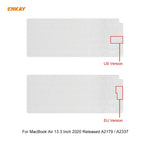 ENKAY 3 合 1 霧面筆記型電腦保護殼 + 歐規 TPU 鍵盤膜 + 防塵塞組合，適用於 MacBook Air 13.3 吋 A2179 & A2337（2020），適用於 MacBook Air 13.3 吋 A2179（2020）