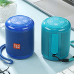 T&G TG519 TWS HiFi 便攜藍牙喇叭低音炮戶外無線柱狀喇叭，支援 TF 卡/FM/3.5mm AUX/U 盤/免提通話