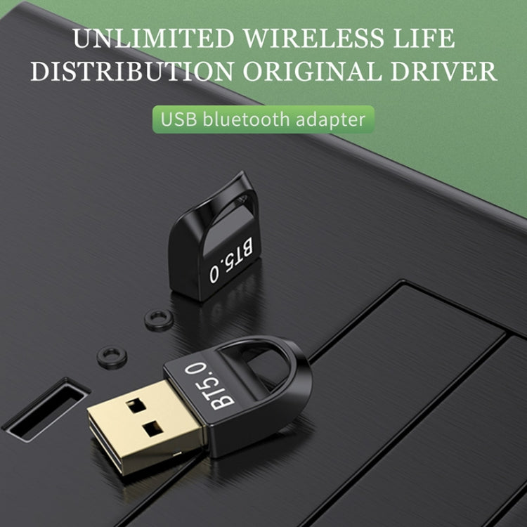 USB 藍牙 V5.0 轉接器接收器，藍牙 V5.0
