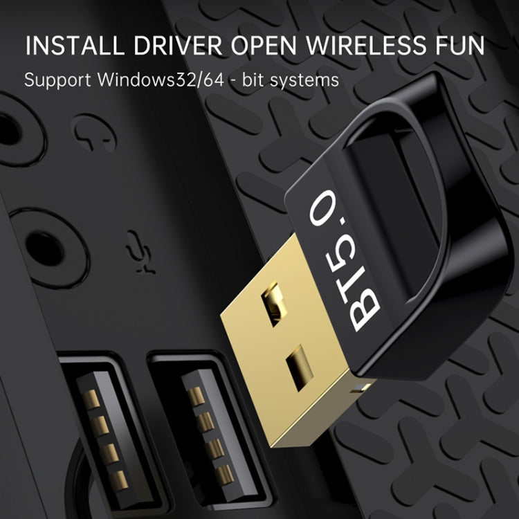 USB 藍牙 V5.0 轉接器接收器，藍牙 V5.0