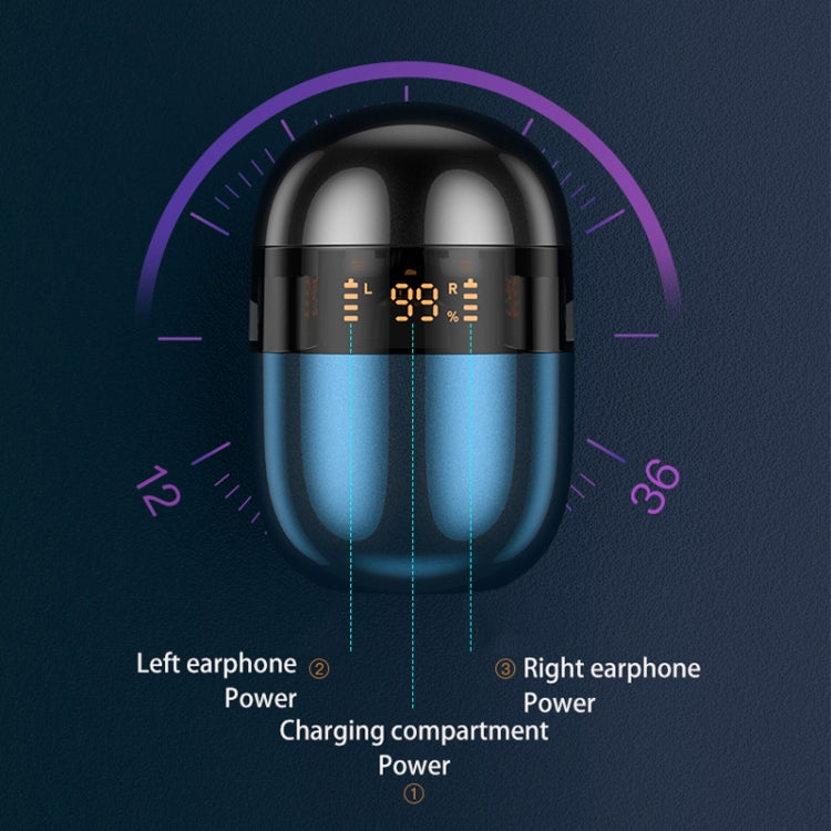 J28 TWS 無線藍牙耳機 LED 數字顯示 HIFI 音樂運動耳機