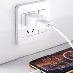 XJ-51 3A USB 轉 8 針快速充電線適用於 iPhone 12 系列，長度：1m，1m