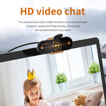 312 1080P高清USB 2.0桌面電腦攝影機附麥克風，線長約1.3m，標準款，附三腳架，防窺