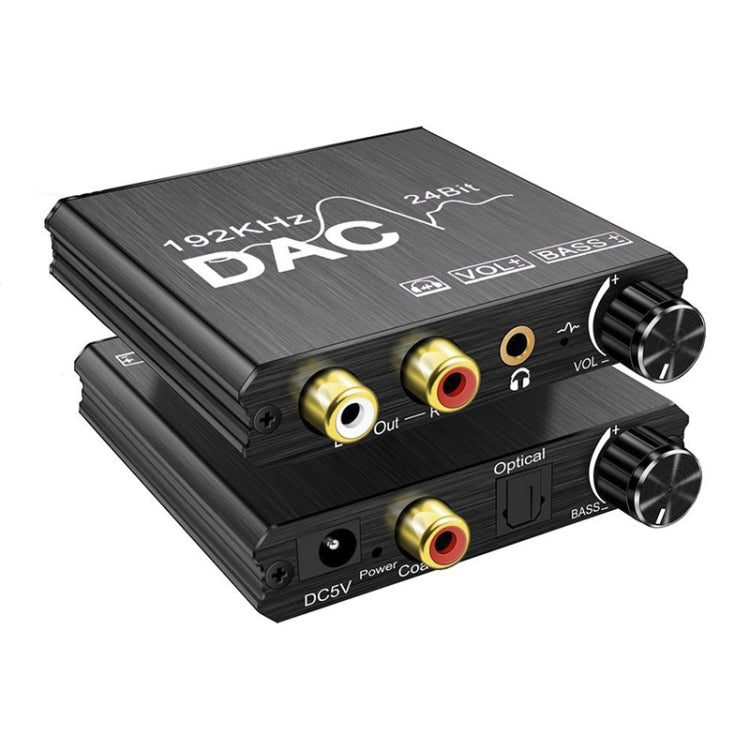數位轉類比音訊轉換器 立體聲擷取器 DAC 擴大器 光纖 SPDIF 192Khz 24Bit