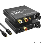 數位轉類比音訊轉換器 立體聲擷取器 DAC 擴大器 光纖 SPDIF 192Khz 24Bit