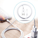 XJ-51 3A USB 轉 8 針快速充電線適用於 iPhone 12 系列，長度：2m，2m