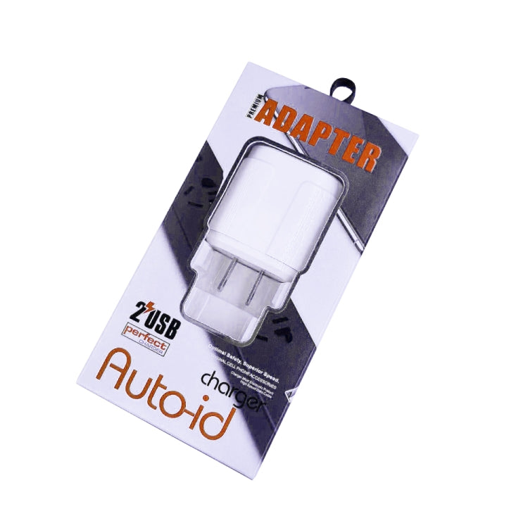 雙USB便攜旅行充電器 + 1米USB轉Micro USB數據線，美規插頭