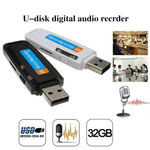 SK001 專業可充電U盤便攜USB數位音頻錄音筆支持TF卡，32GB