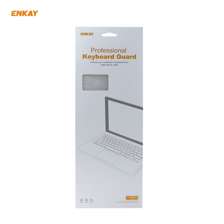 ENKAY 軟質 TPU 鍵盤保護膜，適用於 MacBook Pro 16 吋 A2141 / Pro 13.3 吋 A2289 & A2251 & A2338 (2020)，歐規版本