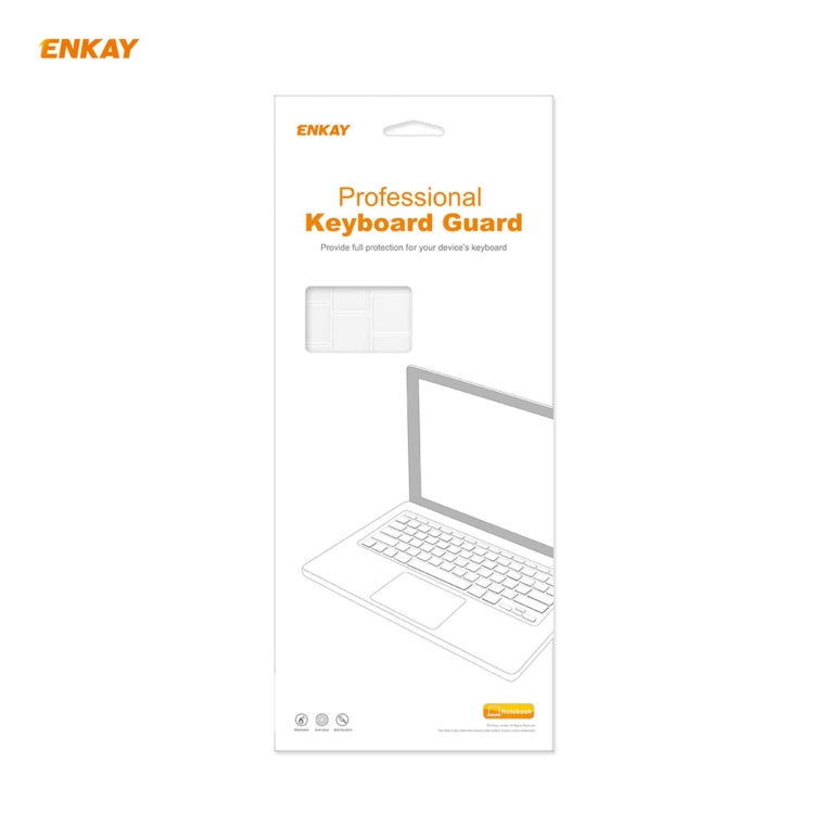ENKAY 超薄軟TPU鍵盤保護膜，美規版，適用於華為MateBook 14吋、榮耀MagicBook 14 / 15、華為MateBook D 14吋 / D 15.6吋、榮耀MagicBook Pro、華為MateBook X Pro (2019 / 2020)