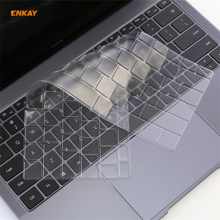 ENKAY 超薄軟質 TPU 鍵盤保護膜 適用於 Huawei MateBook 13 吋，美版，適用於 Huawei MateBook 13 吋