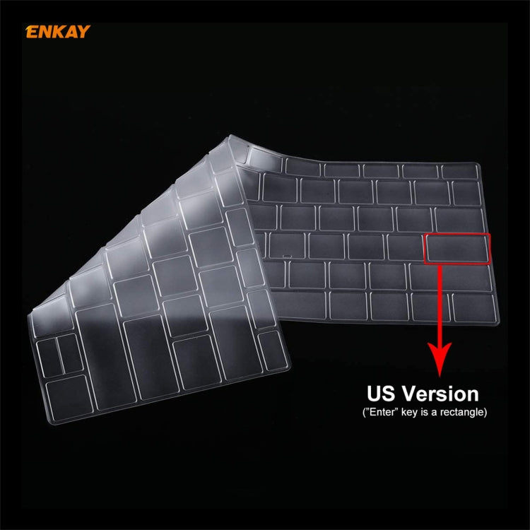 ENKAY 超薄軟質 TPU 鍵盤保護膜 適用於 Huawei MateBook 13 吋，美版，適用於 Huawei MateBook 13 吋