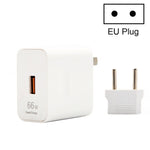 HW-66W 6A USB 快充旅行充電器，附歐規插頭轉換頭，含歐規插頭