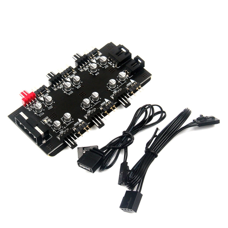 1 對 6 PWM / ARGB 集線器延長 IDE 介面，1 對 6
