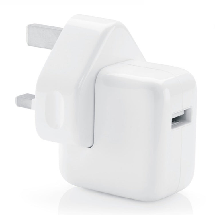12W USB 埠旅行充電器，適用iPad系列 / iPod系列 / iPhone系列，英國插頭