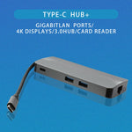 WS-11 八合一 Type-C 轉 HDMI + VGA + SD + TF + RJ45 + PD + 2 埠 USB3.0 集線器轉換器