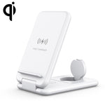 15W 三合一可折疊 Qi 快速無線充電站手機支架，適用 iPhone、iWatch 及 AirPods