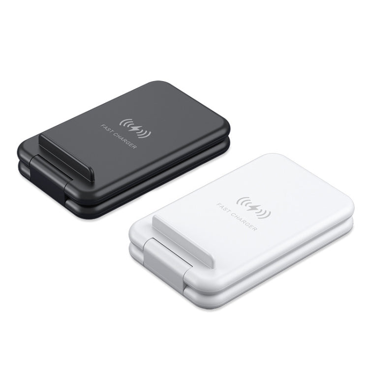 15W 三合一可折疊 Qi 快速無線充電站手機支架，適用 iPhone、iWatch 及 AirPods