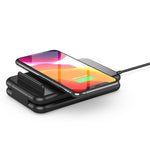 15W 三合一可折疊 Qi 快速無線充電站手機支架，適用 iPhone、iWatch 及 AirPods