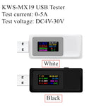Keweisi KWS-MX19 USB測試儀 DC 4V-30V 0-5A電流電壓檢測器，KWS-MX19