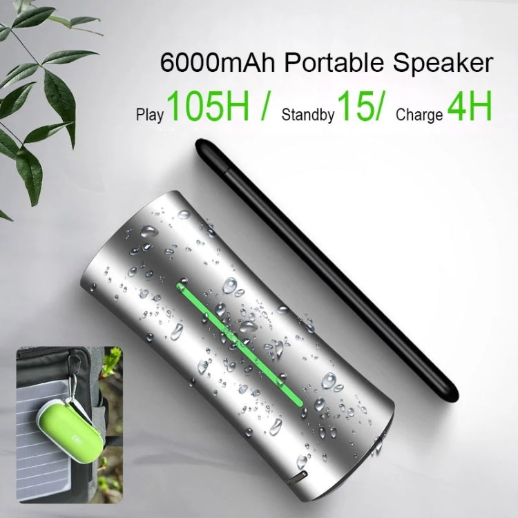 EWA A115 便攜金屬藍牙喇叭 105 小時續航 HiFi 立體聲戶外低音炮