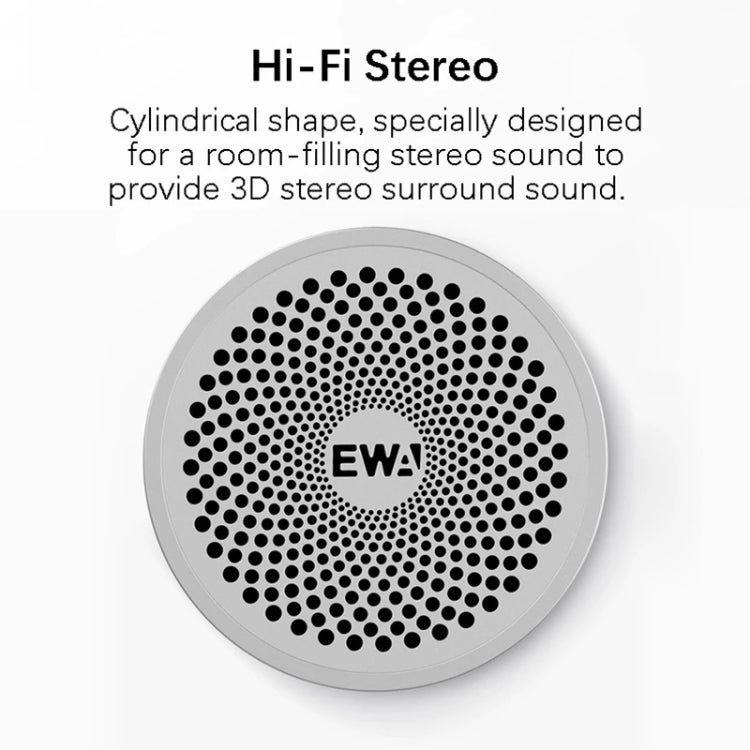 EWA A115 便攜金屬藍牙喇叭 105 小時續航 HiFi 立體聲戶外低音炮