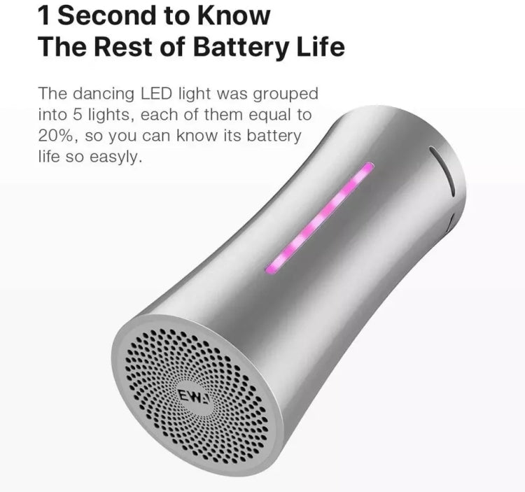 EWA A115 便攜金屬藍牙喇叭 105 小時續航 HiFi 立體聲戶外低音炮