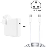96W USB-C / Type-C 電源適配器便攜充電器，附 1.8m USB-C / Type-C 對 USB-C / Type-C 充電線，96W 英規插頭，96W 澳規插頭，96W 美規插頭，96W 歐規插頭