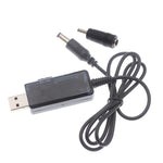 KWS-912V USB升壓轉換器 DC 5V轉9V 12V轉換線 + 3.5x1.35mm插頭組，5V轉9V / 12V