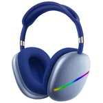 AKZ MAX10 頭戴式 RGB 無線藍牙音樂耳機附麥克風，支援 TF 卡