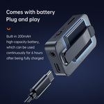 C33 藍牙 5.0 音頻接收發射器便攜式 MP3 播放器，帶 LCD 顯示屏，支援遙控攝影
