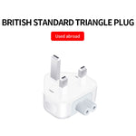 2 件裝 XJ01 電源適配器 適用於 iPad 10W 12W 充電器及 MacBook 系列充電器，英國插頭，英國插頭