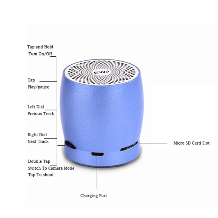 EWA A1 便攜 TWS 藍牙無線喇叭 IPX5 防水，支援 TF 卡