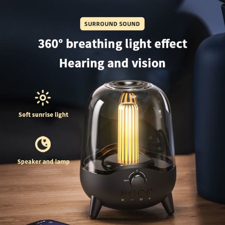 LP-20 LED 夜燈無線藍牙 5.0 音樂喇叭，支援 TF 卡/AUX