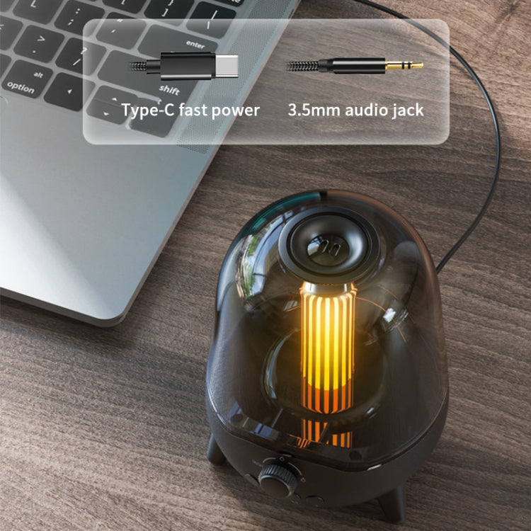 LP-20 LED 夜燈無線藍牙 5.0 音樂喇叭，支援 TF 卡/AUX