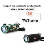 T&G TG192 LED 閃光燈便攜無線低音 3D 立體聲藍牙喇叭，支援 FM/TF 卡/USB